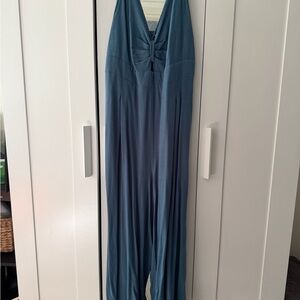 Elegant Teal Jumpsuit